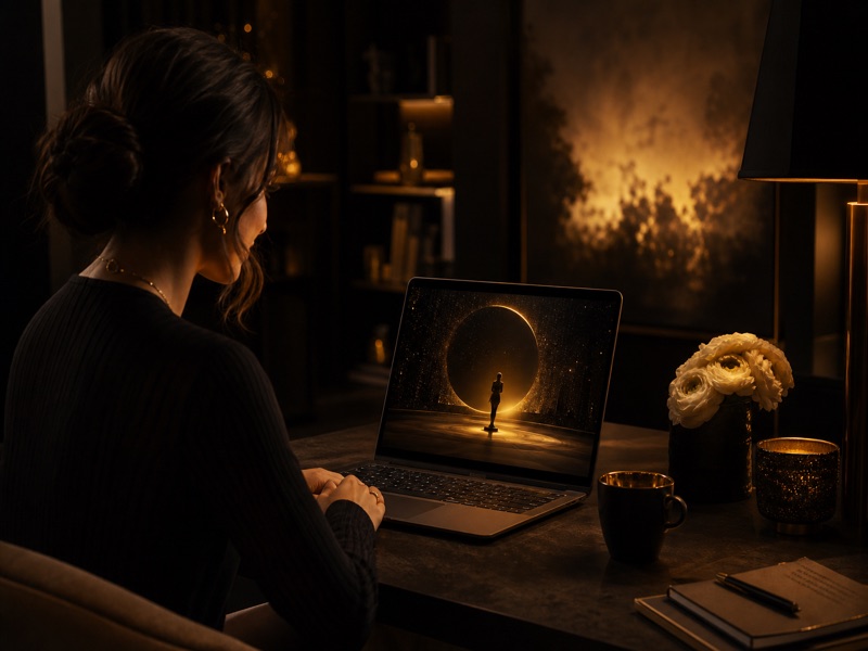 Participante em imersão online ao vivo — experiência exclusiva A Mulher Inteira